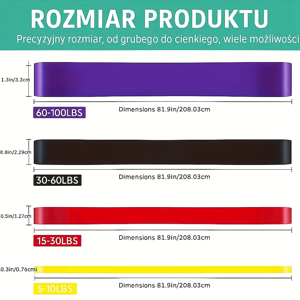 GOODGEAR FLEX BAND SET – 4 Gumy Oporowe